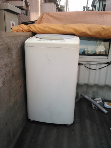 鹿児島市内で洗濯機回収の写真