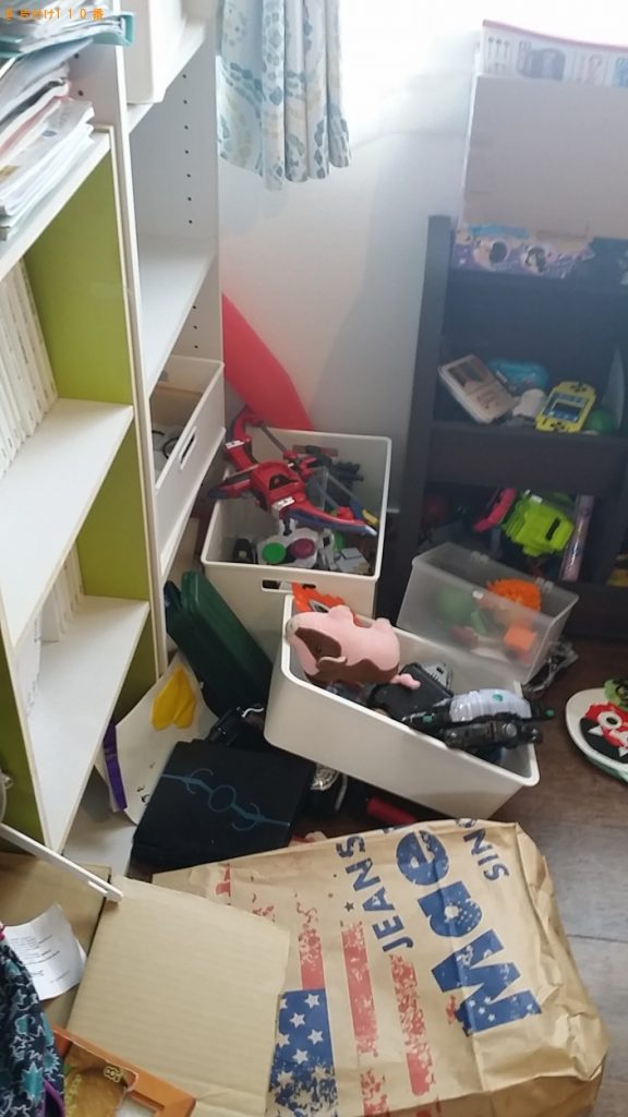 【鹿児島市】衣類とおもちゃの不用品回収・処分ご依頼　お客様の声
