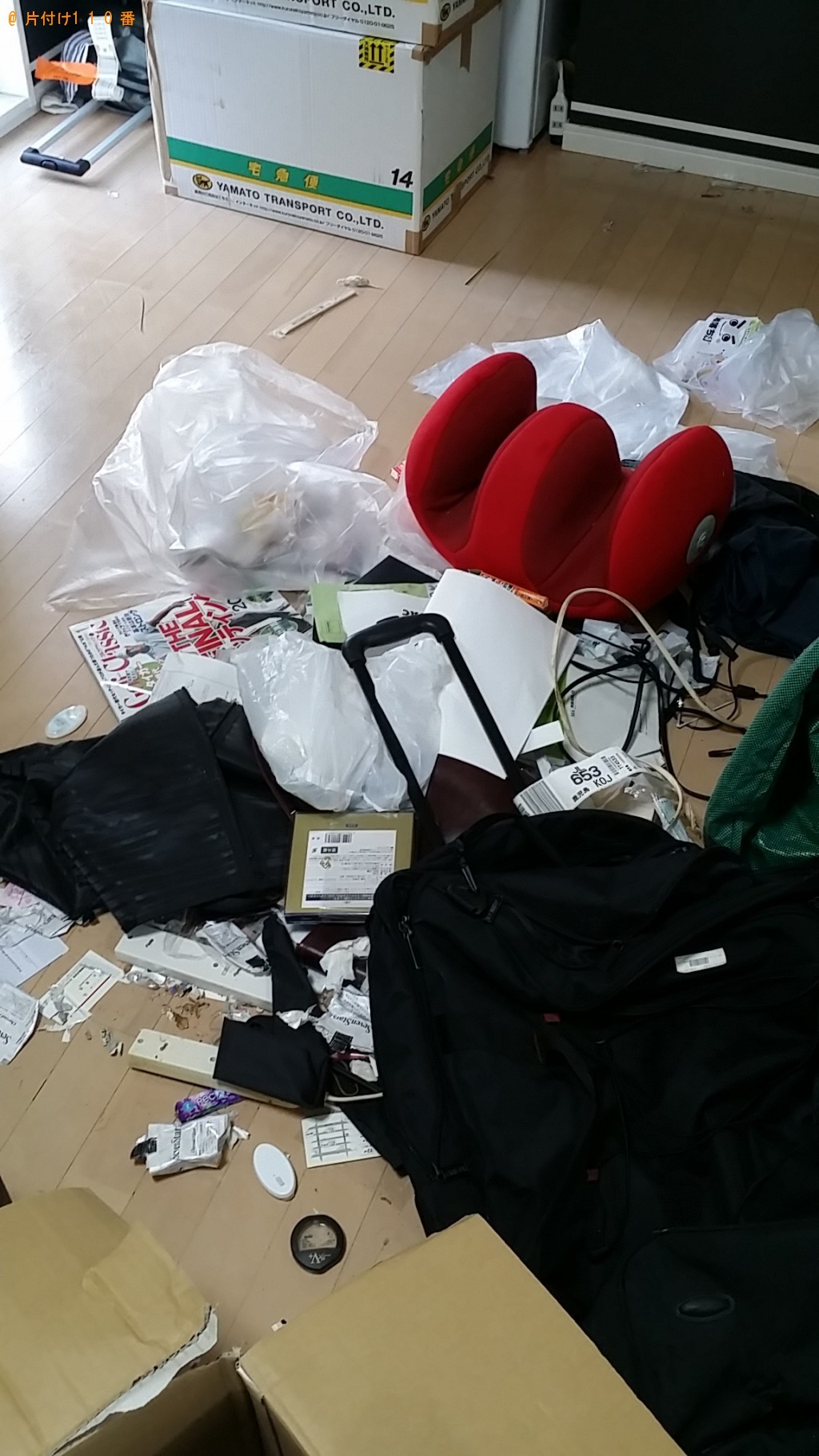 【鹿児島市】軽トラック1台程度の出張不用品の回収・処分