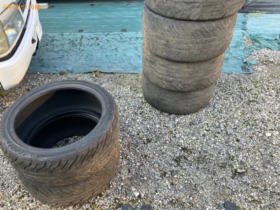 【鹿児島市】自動車タイヤの回収・処分ご依頼　お客様の声