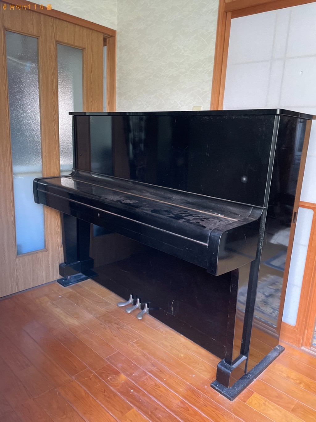【鹿児島市】アップライトピアノの回収・処分ご依頼　お客様の声