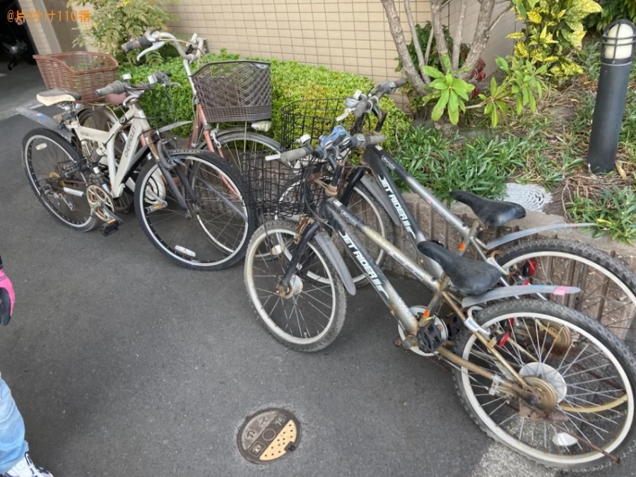 【鹿児島市上荒田町】自転車の回収・処分ご依頼　お客様の声