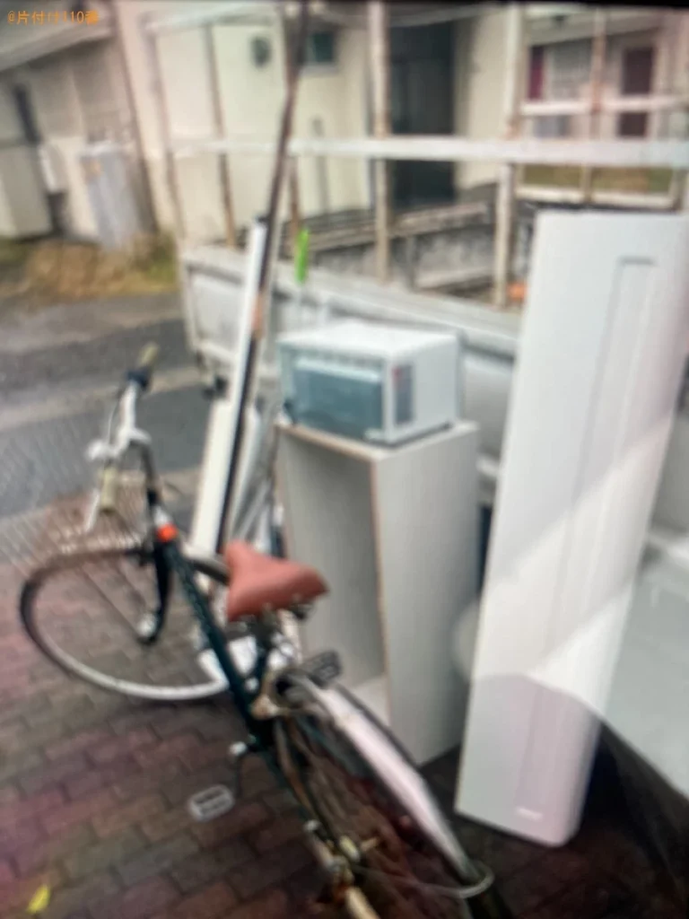 【鹿児島市】自転車、カラーボックス、電子レンジ等の回収・処分