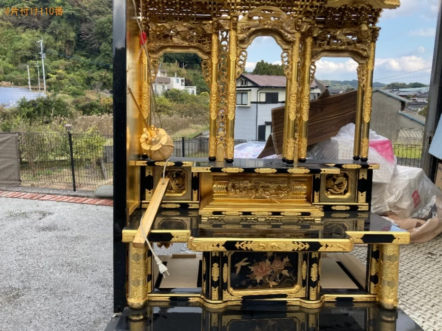 【鹿児島市】仏壇、仏具の回収・処分ご依頼　お客様の声