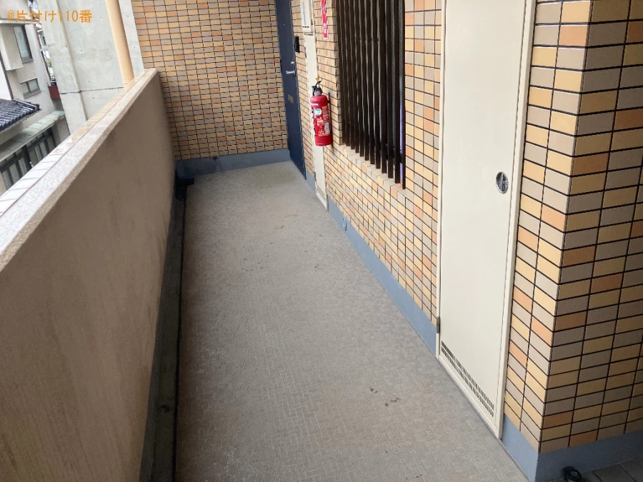 【鹿児島市】折り畳みベッド、ウレタンマットレス、本棚等の回収