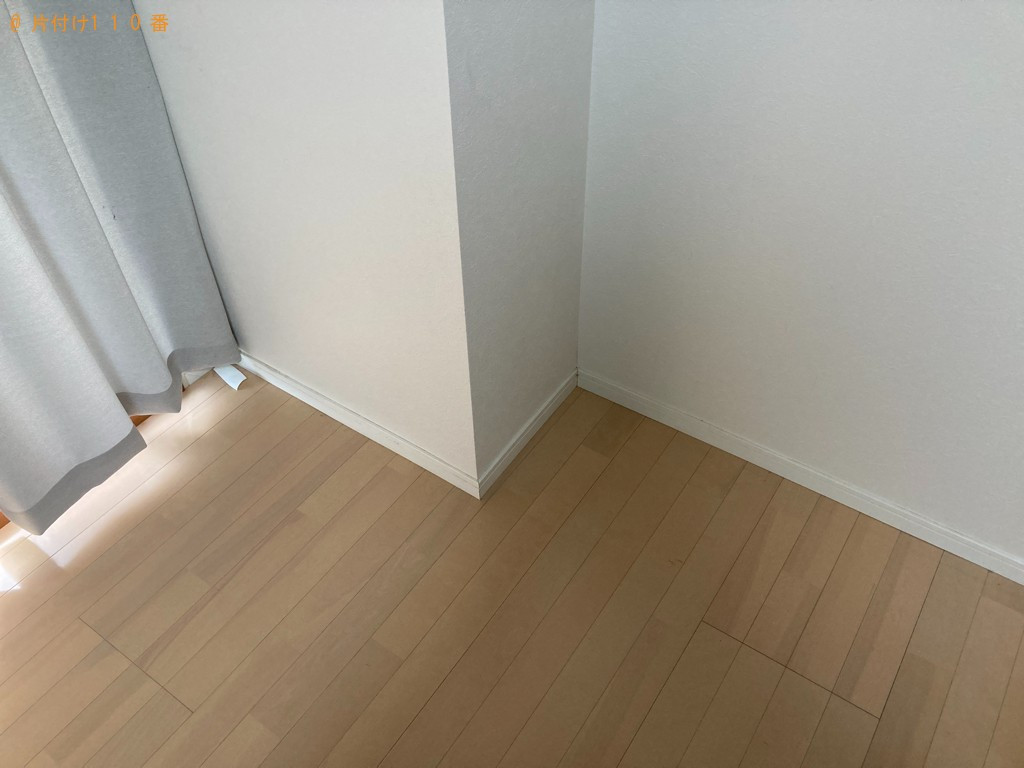 【霧島市】マットレス付きシングルベッド、本棚、プリンター等の回収