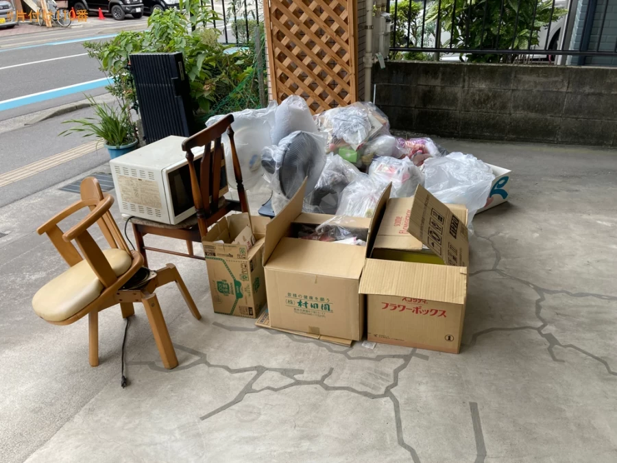 【鹿児島市】布団、椅子、電子レンジ、扇風機等の回収・処分ご依頼
