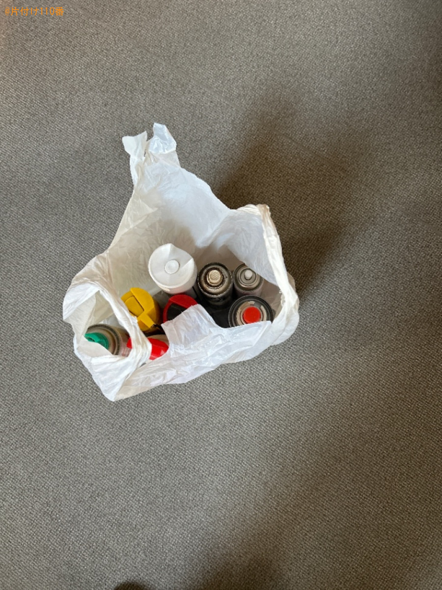 スプレー缶の回収・処分ご依頼　お客様の声