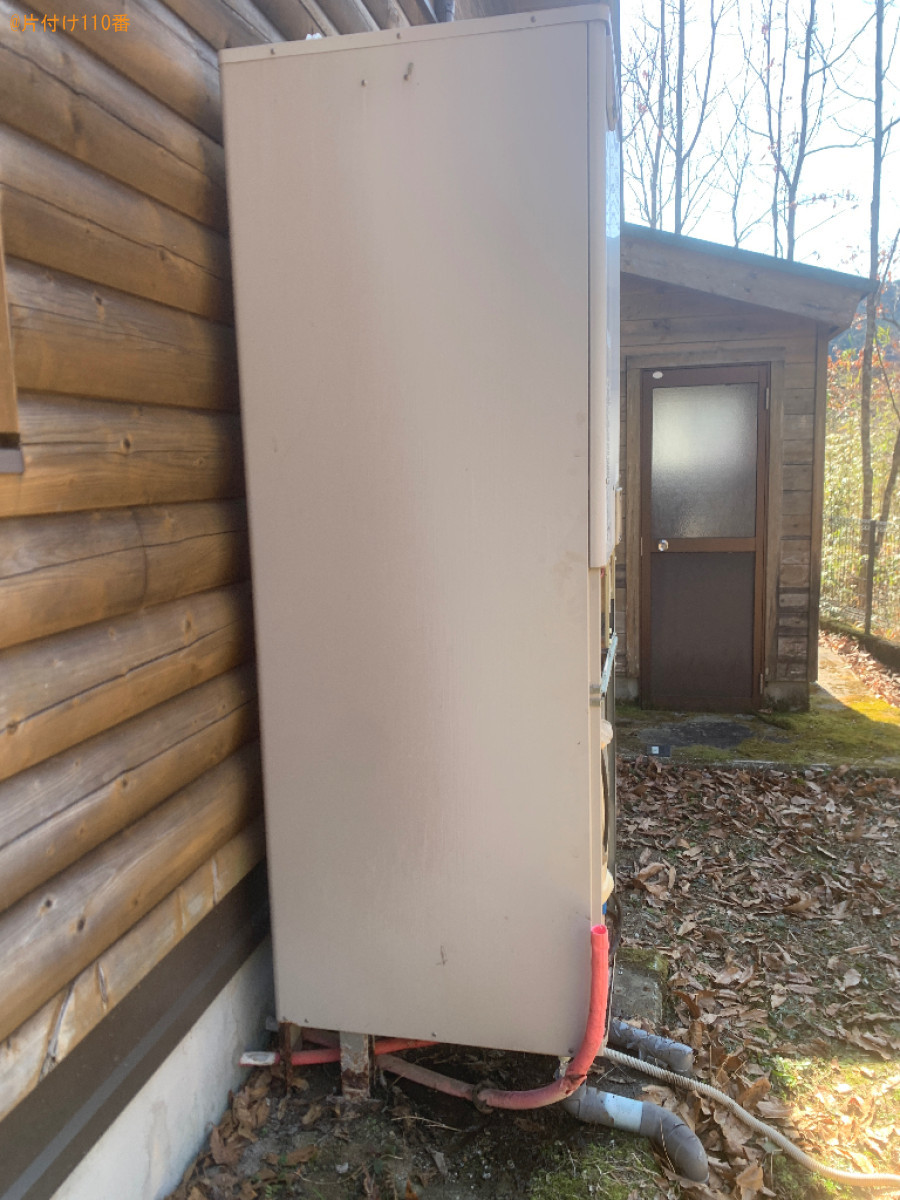 給湯器の撤去作業ご依頼　お客様の